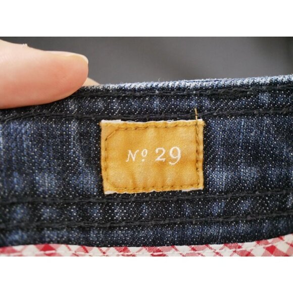 NEW Anthropologie Denim Knee Length Skirt Blue 29 - Picture 6 of 6